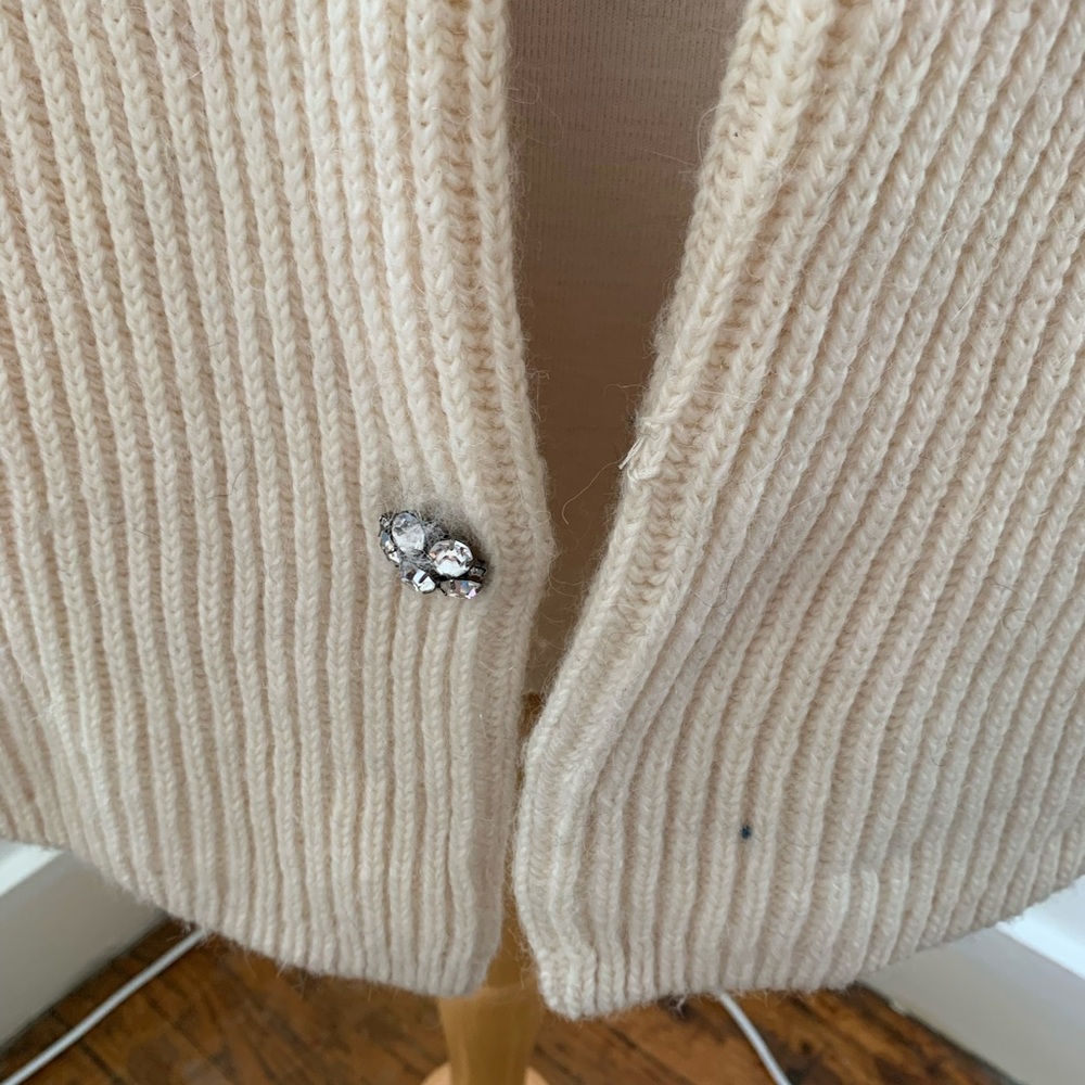 ANN TAYLOR cozy alpaca blend crossover cardigan - Picture 5 of 13